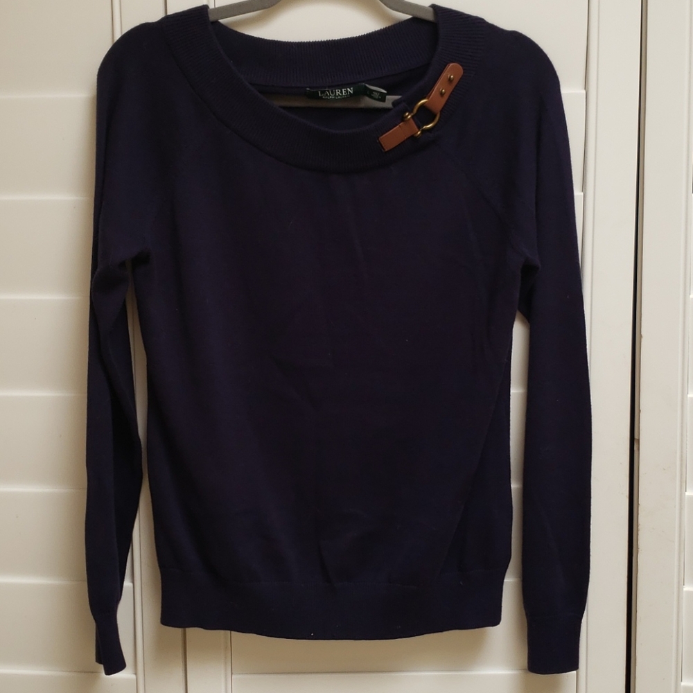Ralph Lauren Navy Blue Sweater Size L